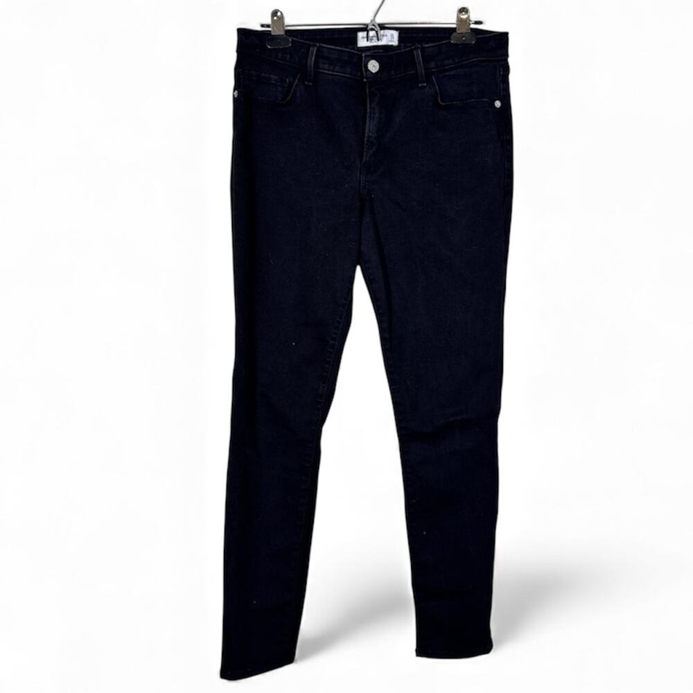 Abercrombie & Fitch Black Super Skinny Mid Rise Jeans Womens 31 Fall Denim